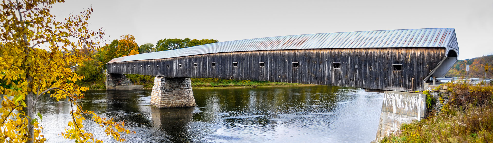 longest covered bridge in windsor CT